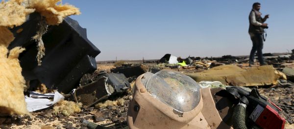 A debris from a Russian airliner is seen at its crash site at the Hassana area in Arish city, north Egypt, November 1, 2015 A debris from a Russian airliner is seen at its crash site at the Hassana area in Arish city, north Egypt, November 1, 2015 - Sputnik International