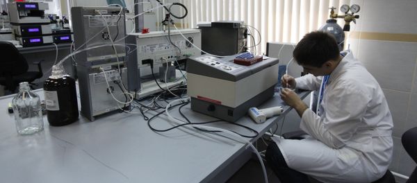 An employee working in the laboratory of the anti-doping center accredited by the World Anti-Doping Agency (WADA), in Moscow An employee working in the laboratory of the anti-doping center accredited by the World Anti-Doping Agency (WADA), in Moscow - Sputnik International