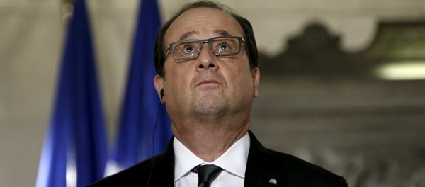 French President Francois Hollande looks on during a joint news conference with Greek Prime Minister Alexis Tsipras (not pictured) in Maximos Mansion in Athens, Greece, October 23, 2015. French President Francois Hollande looks on during a joint news conference with Greek Prime Minister Alexis Tsipras (not pictured) in Maximos Mansion in Athens, Greece, October 23, 2015. - Sputnik International