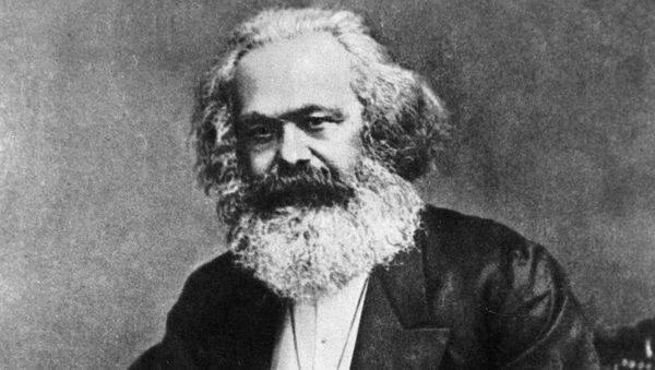 German philosopher and economist Karl Marx. Late 1870s. Reproduction - Sputnik International