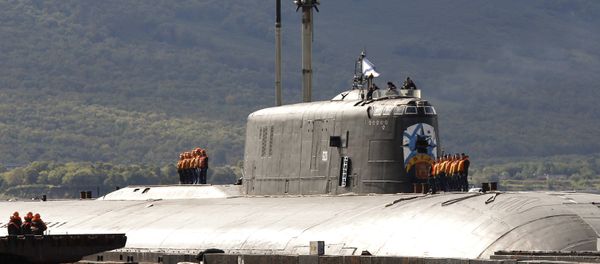 The 949A Antei project's Tver nuclear-powered submarine The 949A Antei project's Tver nuclear-powered submarine - Sputnik International