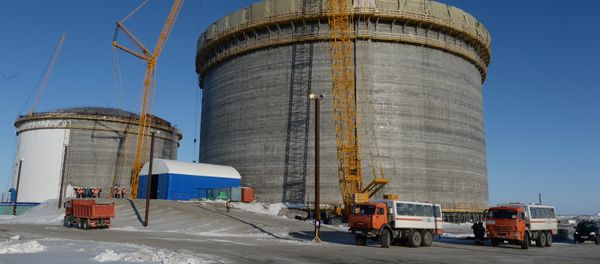 LNG plant construction LNG plant construction - Sputnik International