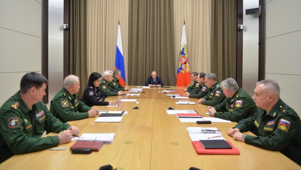 President Putin chairs meeting on Russian armed forces development President Putin chairs meeting on Russian armed forces development - Sputnik International