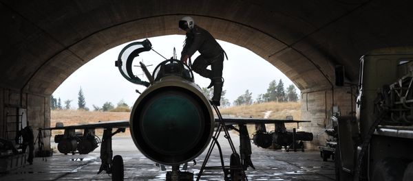 Hama military airbase in Syria - Sputnik International