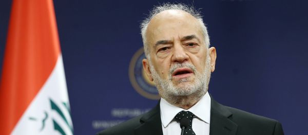 Iraqi Foreign Minister Ibrahim al-Jaafari addresses the media during a joint press briefing with his Turkish counterpart, within their meeting at the Foreign Ministry building in Ankara on July 14, 2015 - Sputnik International