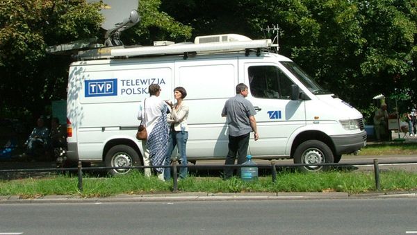 TVP news van. - Sputnik International
