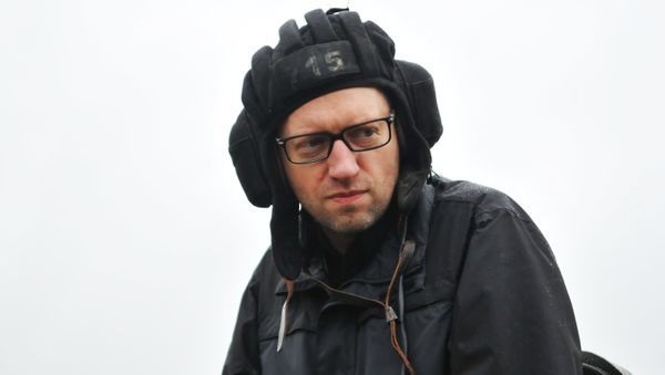 File Photo: Ukrainian Prime Minister Arseniy Yatsenyuk during a visit to the International Center for Peacemaking and Security of the Academy of Land Forces at the Yavoriv Training Ground in the Lviv region. File Photo: Ukrainian Prime Minister Arseniy Yatsenyuk during a visit to the International Center for Peacemaking and Security of the Academy of Land Forces at the Yavoriv Training Ground in the Lviv region. - Sputnik International
