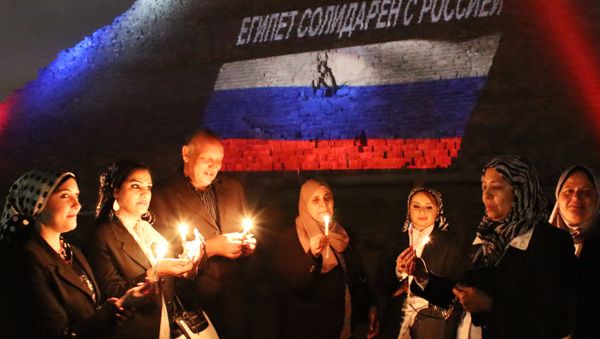 Memorial event for victims of Russian A321 crash and Paris terrorist attacks - Sputnik International