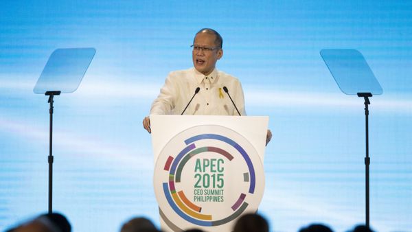 Philippine President Benigno Aquino III speaks during the opening ceremony of Asia Pacific Economic Cooperation (APEC) 2015 CEO Summit in Manila, Philippines, 16 November 2015 - Sputnik International