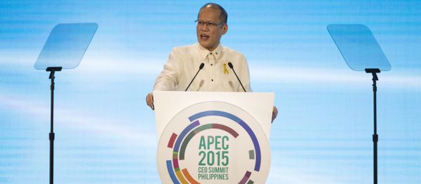 Philippine President Benigno Aquino III speaks during the opening ceremony of Asia Pacific Economic Cooperation (APEC) 2015 CEO Summit in Manila, Philippines, 16 November 2015 - Sputnik International