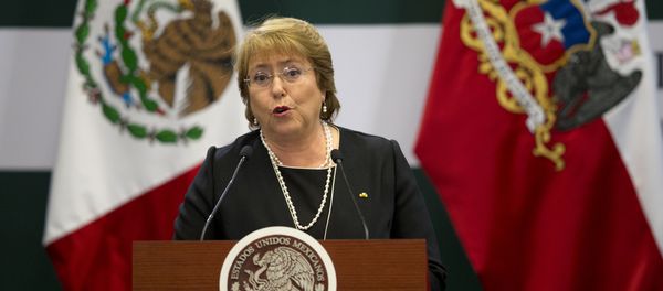 Chile's President Michelle Bachelet. File photo Chile's President Michelle Bachelet. File photo - Sputnik International