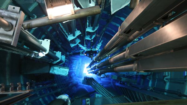 This picture show an intallation of nuclear research reactor at an operation hall of the National Nuclear Energy Agency (BATAN) complex in Serpong on April 23, 2013 - Sputnik International