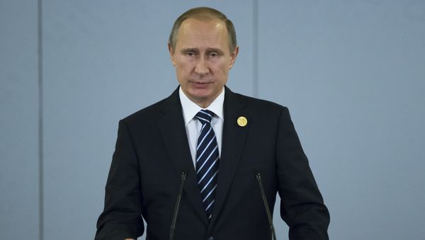 Russian President Vladimir Putin speaks to the media during his news conference after at the G-20 Summit in Antalya, Turkey, Monday, Nov. 16, 2015 Russian President Vladimir Putin speaks to the media during his news conference after at the G-20 Summit in Antalya, Turkey, Monday, Nov. 16, 2015 - Sputnik International