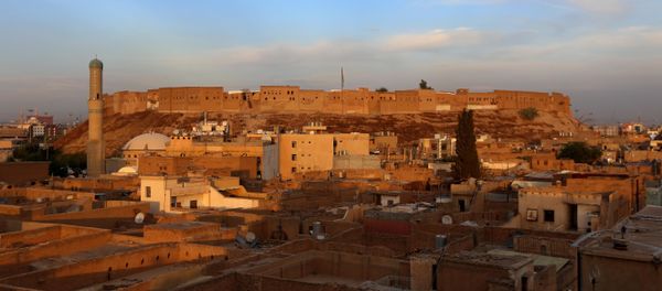 A picture taken on October 19, 2015, shows the Arbil Citadel and the City Park in the capital of the autonomous Kurdish region of northern Iraq - Sputnik International