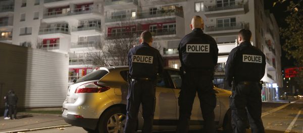 French police secure the area outside a housing comples as police conduct a door-to-door search operation in the Neudorf neighborhood in Strasbourg, France, November 16, 2015 French police secure the area outside a housing comples as police conduct a door-to-door search operation in the Neudorf neighborhood in Strasbourg, France, November 16, 2015 - Sputnik International