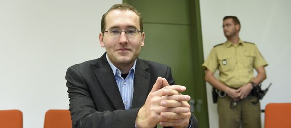 Defendant Markus R, a former employee of Germany's foreign intelligence agency (BND) arrives for his trial for espionage in a courtroom in Munich, Germany, November 16, 2015. Defendant Markus R, a former employee of Germany's foreign intelligence agency (BND) arrives for his trial for espionage in a courtroom in Munich, Germany, November 16, 2015. - Sputnik International