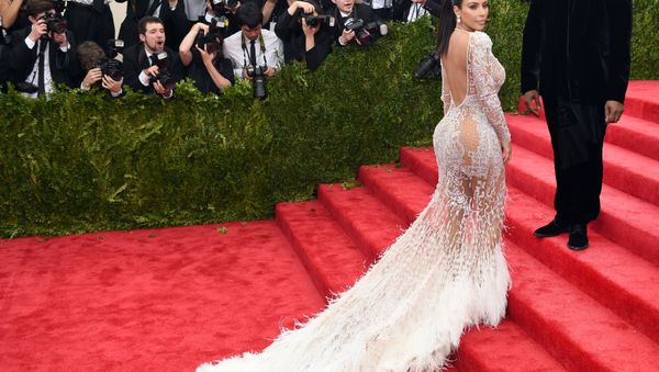 Kanye West and Kim Kardashian arrives at the 2015 Metropolitan Museum of Art's Costume Institute Gala benefit in honor of the museum’s latest exhibit “China: Through the Looking Glass” May 4, 2015 in New York. Kanye West and Kim Kardashian arrives at the 2015 Metropolitan Museum of Art's Costume Institute Gala benefit in honor of the museum’s latest exhibit “China: Through the Looking Glass” May 4, 2015 in New York. - Sputnik International