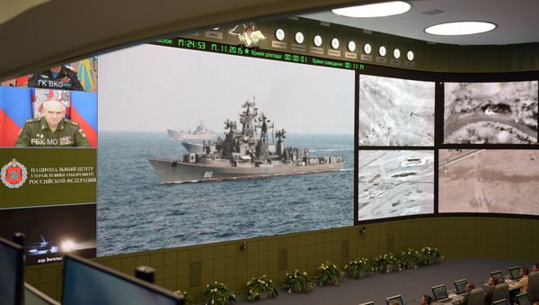 Vladimir Putin at Russia's National Defense Control Center on November 17, 2015 Vladimir Putin at Russia's National Defense Control Center on November 17, 2015 - Sputnik International