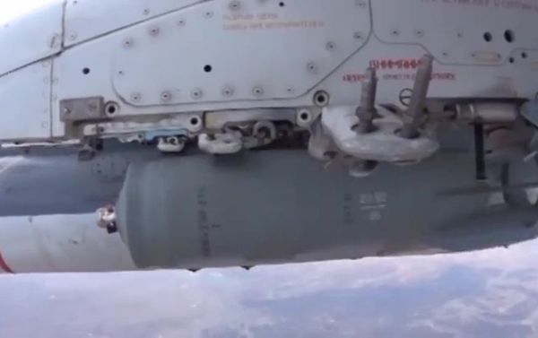Ordnance carried by a Russian long-range bomber on a mission to launch a massive air strike on the Islamic State infrastructure in Syria - Sputnik International