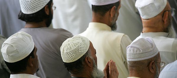Muslims pray during Friday prayer Muslims pray during Friday prayer - Sputnik International