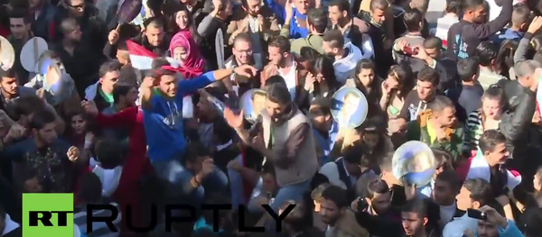 Syria: University students in Homs celebrate army gains over IS Syria: University students in Homs celebrate army gains over IS - Sputnik International