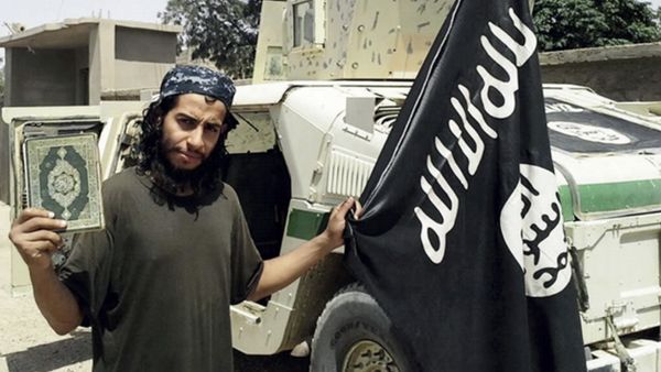 This undated image made available in the Islamic State's English-language magazine Dabiq, shows Belgian Abdelhamid Abaaoud This undated image made available in the Islamic State's English-language magazine Dabiq, shows Belgian Abdelhamid Abaaoud - Sputnik International