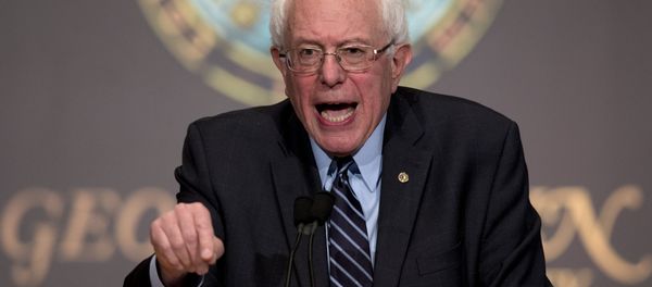 Democratic presidential candidate Sen. Bernie Sanders, I-Vt., speaks at Georgetown University in Washington, Thursday, Nov. 19, 2015, about the meaning of democratic socialism and other topics - Sputnik International