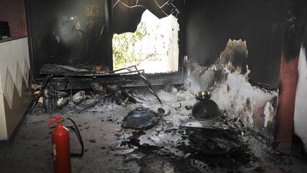 Picture taken of a room at the Radisson Blu hotel on November 21, 2015, the day after the deadly jihadist siege at the luxury hotel in the capital Bamako - Sputnik International