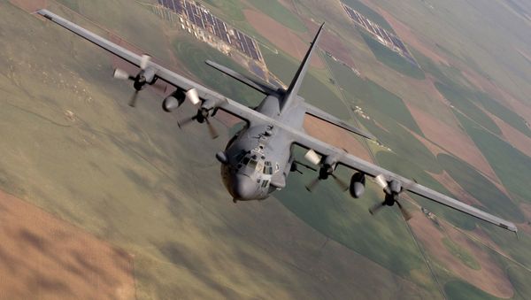 AC-130 Spectre from the 16th Special Operations Squadron flying a training mission at Cannon Air Force Base, N. M. Inside the intensive care unit of the Doctors Without Borders hospital in Northern Afghanistan in the early hours of Oct. 3, 2015 - Sputnik International