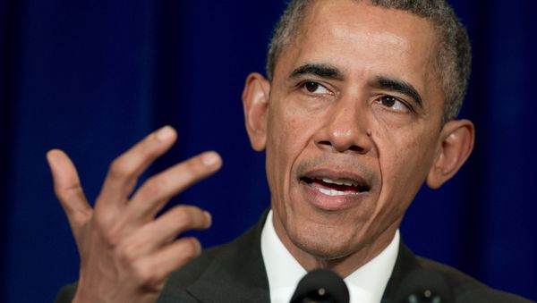 US President Barack Obama holds a press conference in Kuala Lumpur on November 22, 2015, following his participation in the Association of Southeast Asian Nations (ASEAN) Summit - Sputnik International