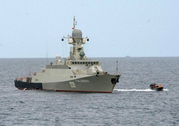 The Russian Buyan-class small missile ship Grad Sviyazhsk The Russian Buyan-class small missile ship Grad Sviyazhsk - Sputnik International