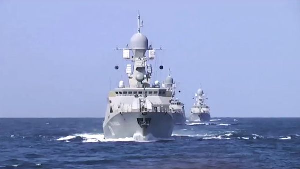 A task force of the Russian Caspian Flotilla has returned to their base in Dagestan, a region in Russia's North Caucasus, after successfully completing a mission in the Caspian Sea - Sputnik International
