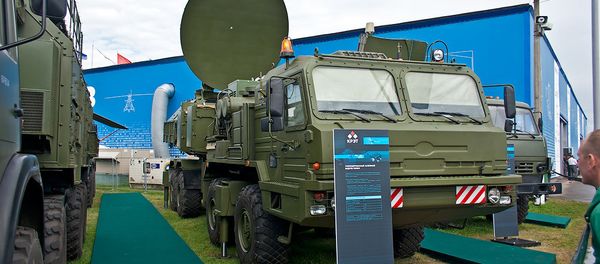 The Krasukha mobile, ground-based electronic warfare system. The Krasukha mobile, ground-based electronic warfare system. - Sputnik International