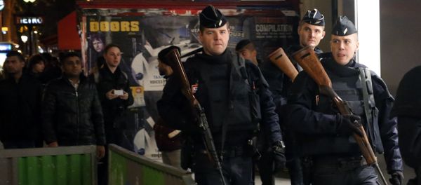 French police patrol at the place de la Republique in Paris, France, Sunday Nov. 15, 2015, two days after over 120 people were killed in a series of shooting and explosions - Sputnik International