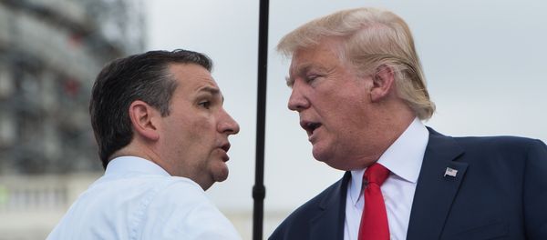 US Republican presidential candidate Donald Trump (R) and Republican candidate Ted Cruz US Republican presidential candidate Donald Trump (R) and Republican candidate Ted Cruz - Sputnik International