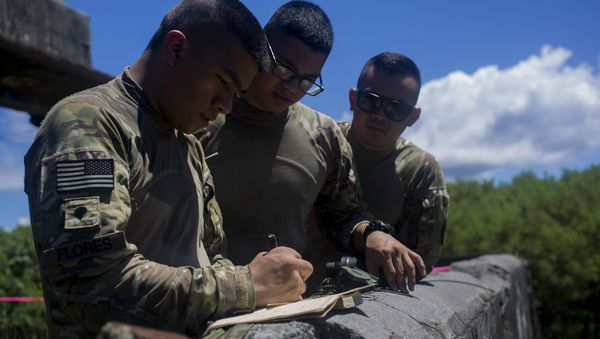 Guam Soldiers. - Sputnik International