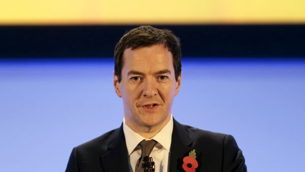 Britain's Chancellor George Osborne speaks at the Bank of England's Open Forum 2015 conference in London, Britain in this file photograph dated November 11, 2015 Britain's Chancellor George Osborne speaks at the Bank of England's Open Forum 2015 conference in London, Britain in this file photograph dated November 11, 2015 - Sputnik International