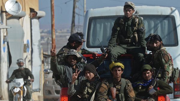The Syrian army has reportedly driven ISIL militants out of all villages near Kweiris Airbase in eastern areas of Aleppo province The Syrian army has reportedly driven ISIL militants out of all villages near Kweiris Airbase in eastern areas of Aleppo province - Sputnik International