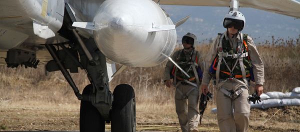 Russian military air group at Khmeimim airbase in Syria Russian military air group at Khmeimim airbase in Syria - Sputnik International