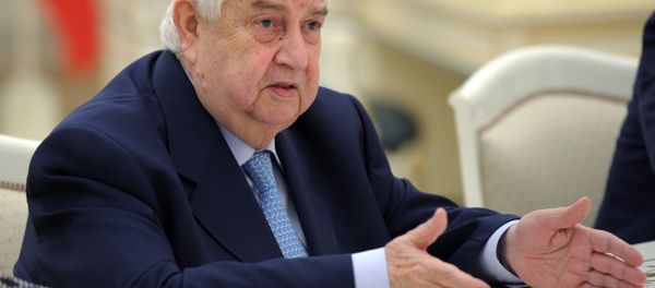 Russian President Vladimir Putin meets with Syrian Foreign Minister Walid Muallem Russian President Vladimir Putin meets with Syrian Foreign Minister Walid Muallem - Sputnik International
