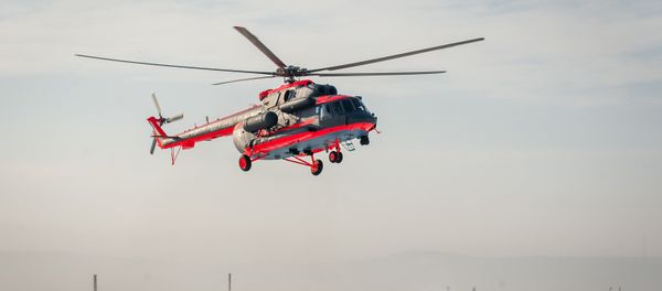 Flight tests of the Mil Mi-8AMTSH-VA Arctic helicopter Flight tests of the Mil Mi-8AMTSH-VA Arctic helicopter - Sputnik International