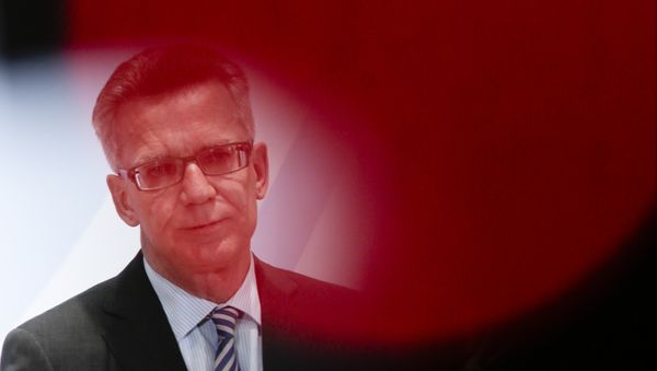 German Interior Minister Thomas de Maiziere - Sputnik International
