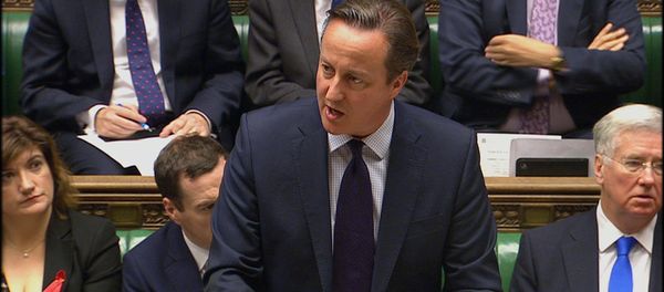 Britain's Prime Minister, David Cameron addresses lawmakers in the House of Commons, London, making his case for airstrikes as part of a comprehensive overall strategy to destroy IS and end the Syrian war, Thursday, Nov. 26, 2015. Britain's Prime Minister, David Cameron addresses lawmakers in the House of Commons, London, making his case for airstrikes as part of a comprehensive overall strategy to destroy IS and end the Syrian war, Thursday, Nov. 26, 2015. - Sputnik International