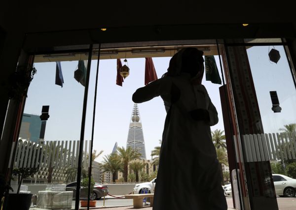 A Saudi man enters a hotel decorated for the Muslim holly month of Ramadan, Riyadh, Saudi Arabia, Monday, June 15, 2015. A Saudi man enters a hotel decorated for the Muslim holly month of Ramadan, Riyadh, Saudi Arabia, Monday, June 15, 2015. - Sputnik International