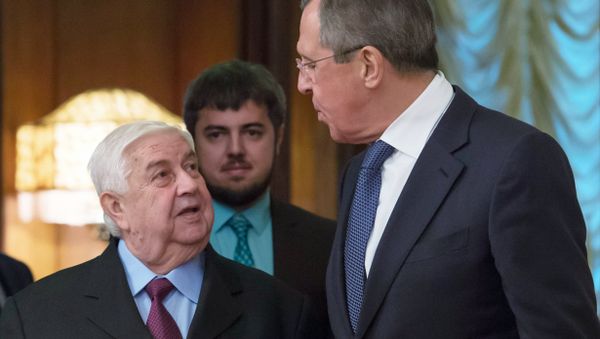 Foreign Minister Sergei Lavrov meets with Syrian counterpart, Walid al-Muallem Foreign Minister Sergei Lavrov meets with Syrian counterpart, Walid al-Muallem - Sputnik International