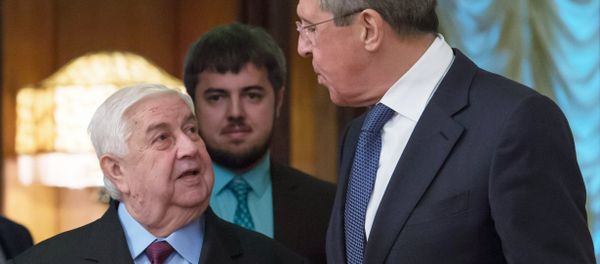 Foreign Minister Sergei Lavrov meets with Syrian counterpart, Walid al-Muallem - Sputnik International