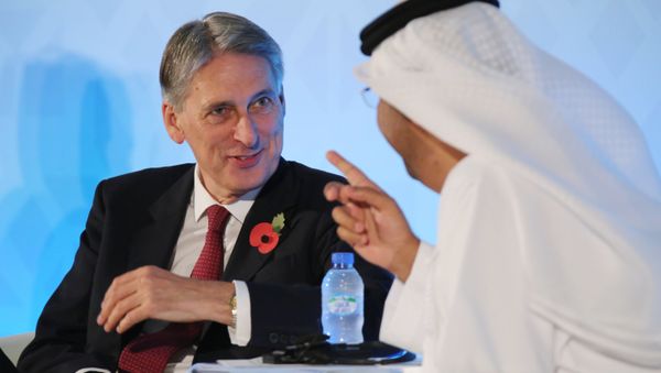 British Foreign Secretary Philip Hammond (left) - Sputnik International