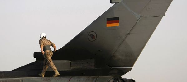 File photo of a German soldier walking on a Tornado fighter jet before a reconnaissance flight from the German camp in Mazar-e-Sharif August 28, 2009 File photo of a German soldier walking on a Tornado fighter jet before a reconnaissance flight from the German camp in Mazar-e-Sharif August 28, 2009 - Sputnik International
