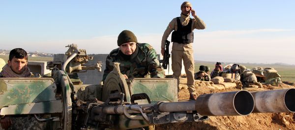 Kurdish peshmerga forces prepare their positions on the front line for battle against Islamic State group positions in northern Iraq. Kurdish peshmerga forces prepare their positions on the front line for battle against Islamic State group positions in northern Iraq. - Sputnik International