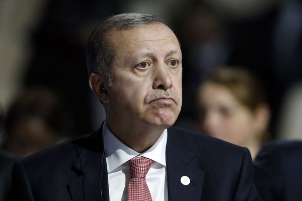 Turkey's President Recep Tayyip Erdogan listens to statements at the COP21, United Nations Climate Change Conference, in Le Bourget, outside Paris, Monday, Nov. 30, 2015 Turkey's President Recep Tayyip Erdogan listens to statements at the COP21, United Nations Climate Change Conference, in Le Bourget, outside Paris, Monday, Nov. 30, 2015 - Sputnik International